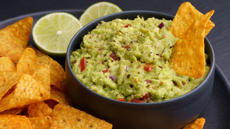 Chips and guacamole