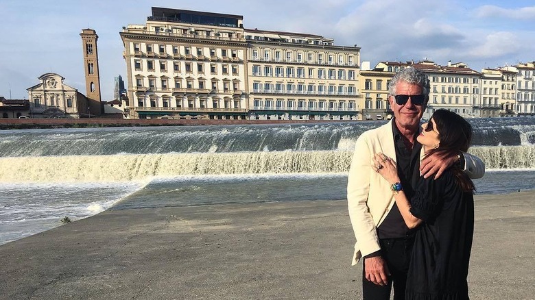 Anthony Bourdain and Asia Argento in Italy