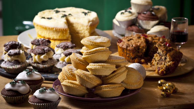 array of sweet baked goods