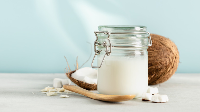 jar of coconut oil