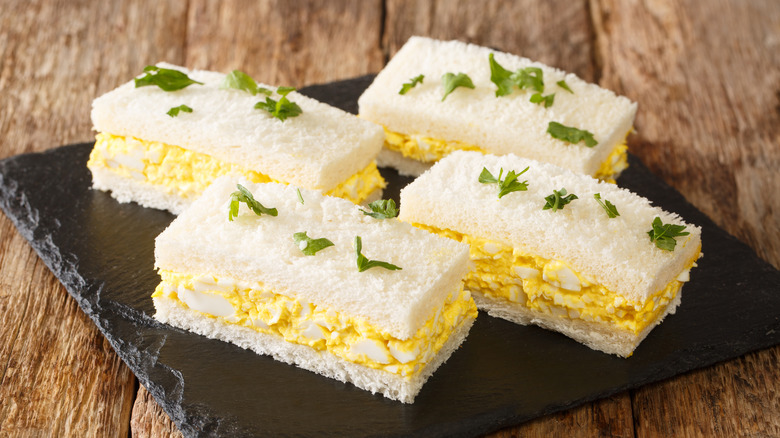 Egg salad sandwiches