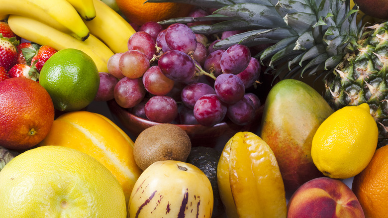 assortment of different fruits