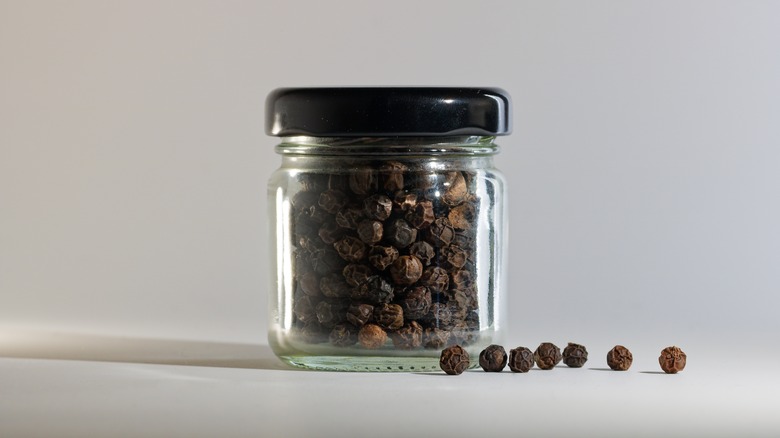 jar of peppercorns