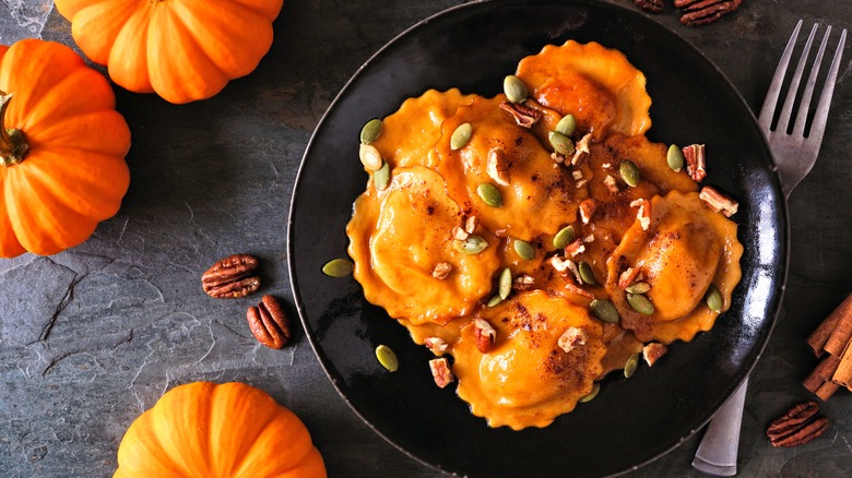 pumpkin ravioli