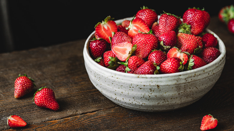 bowl of strawberries