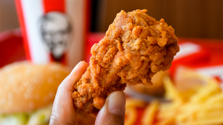 KFC fried chicken piece