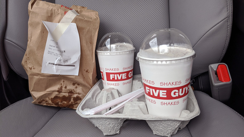 Five Guys to-go order