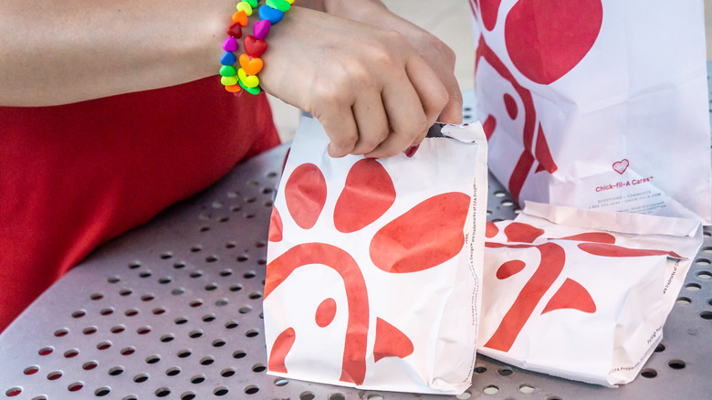 Chick-fil-A food packaging