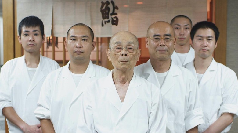 chefs at Sukiyabashi Jiro