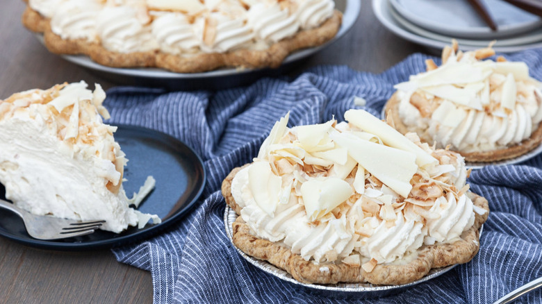 Triple Coconut Cream Pie