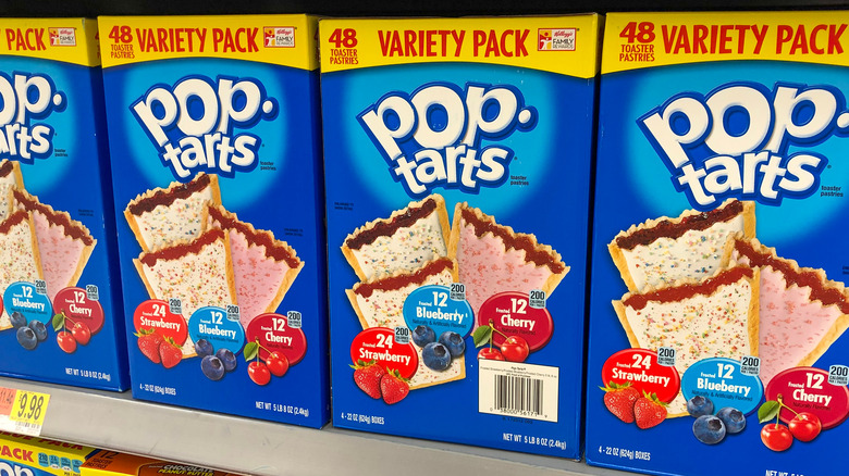 Pop-Tarts on a store shelf