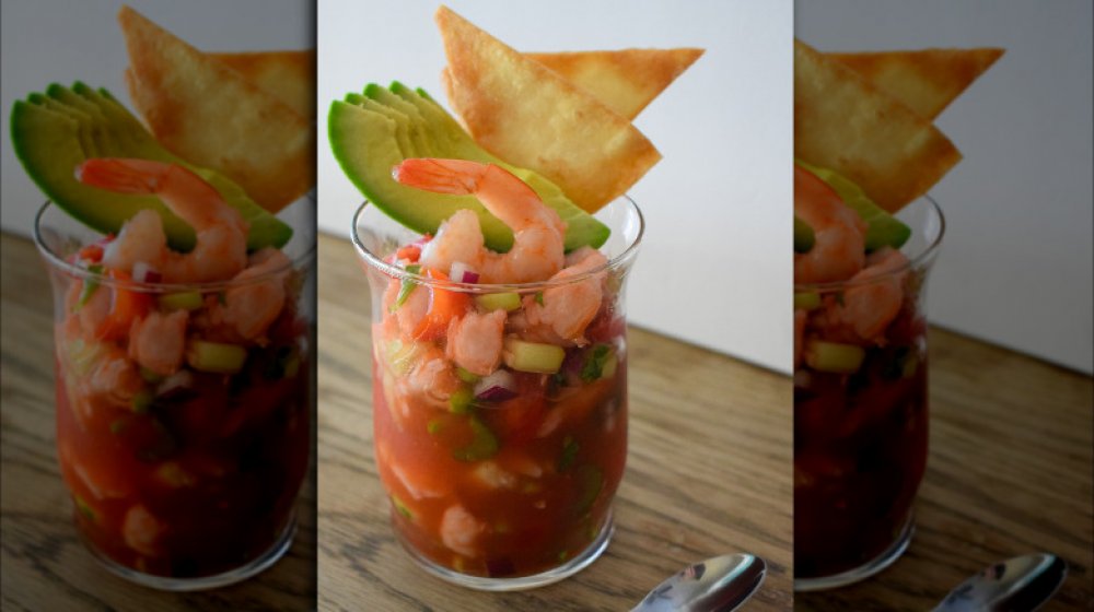 Mexican shrimp cocktail