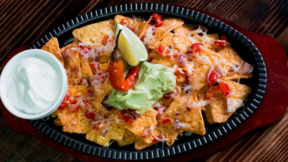 Shrimp nachos