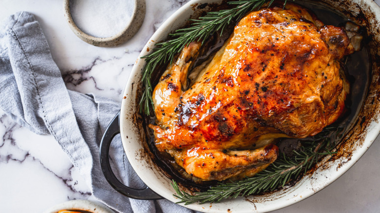 roasted chicken with rosemary