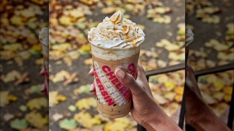 Dunkin's gingerbread latte