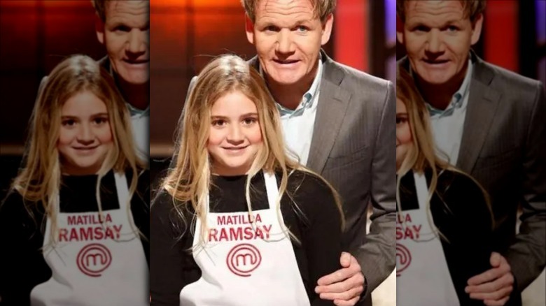 Tilly Ramsay with dad, Gordon Ramsay