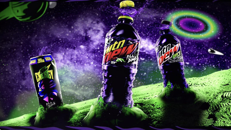 mountain dew pitch black