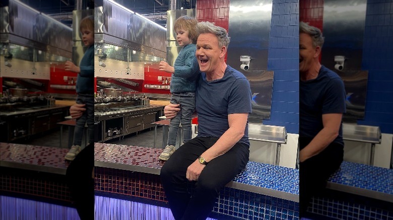 Gordon Ramsay and son Oscar