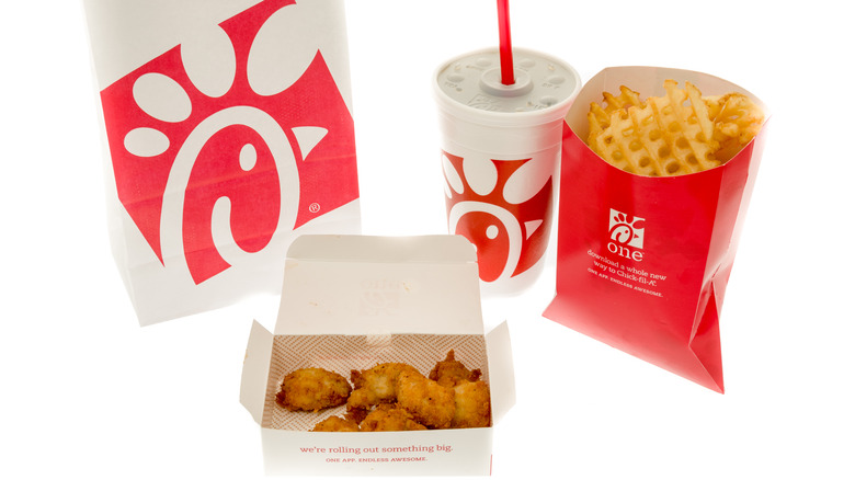 Chick-fil-A chicken nuggets meal