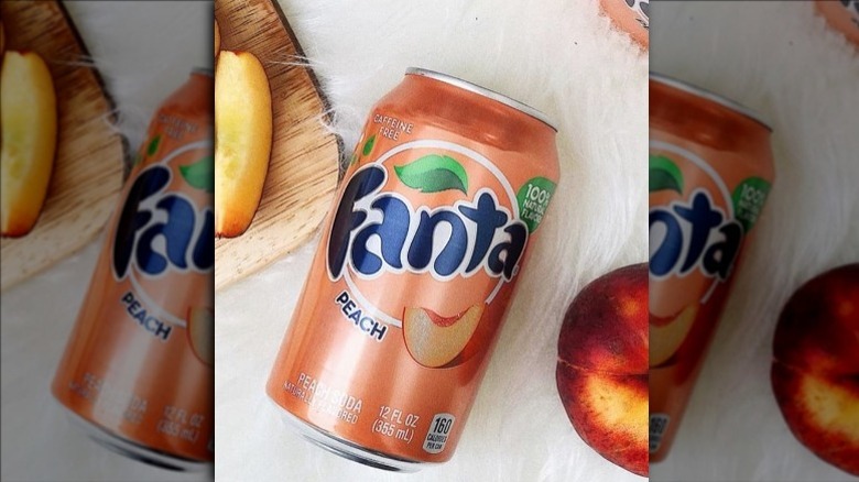 can of fanta peach