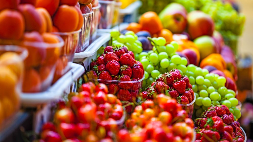 Produce at farmer's market