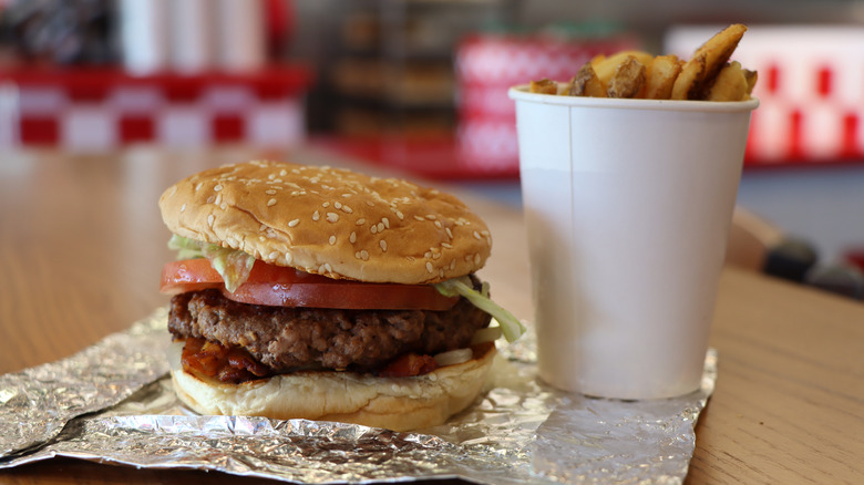 Five Guys Bacon Burger