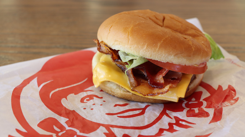 Wendy's Junior Bacon Cheeseburger