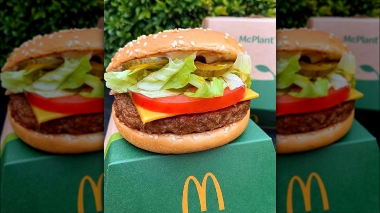 McDonald's Mcplant burger