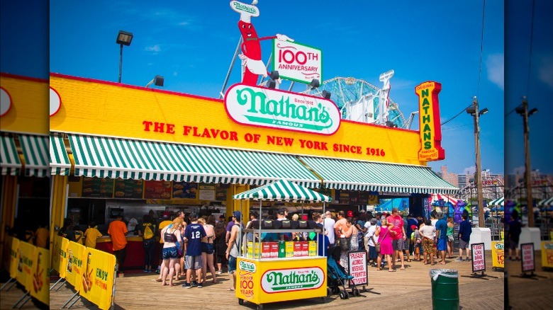 Nathan's Famous original restaurant