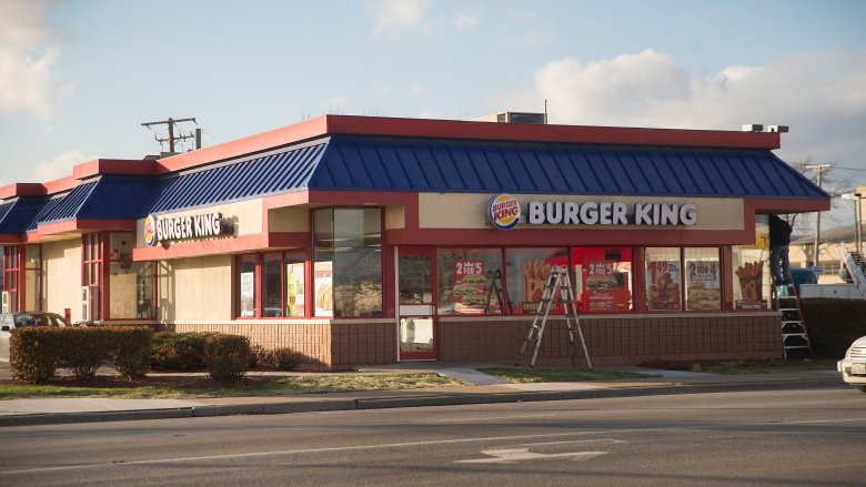 The front of a Burger King