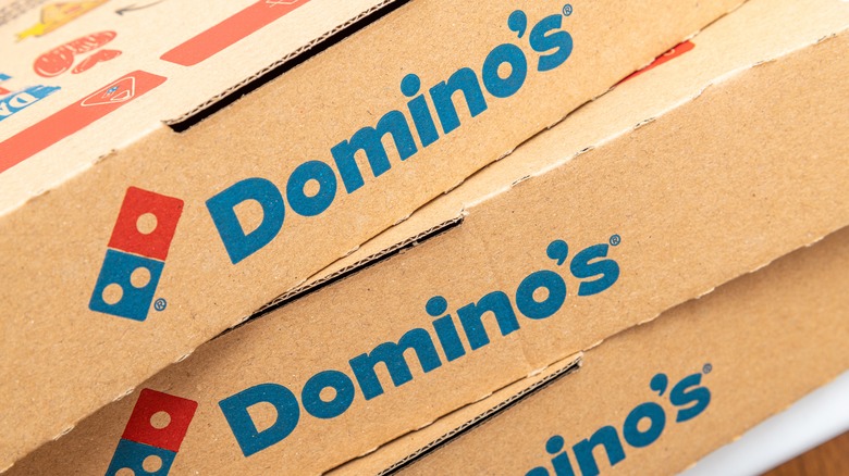 Domino's pizza boxes