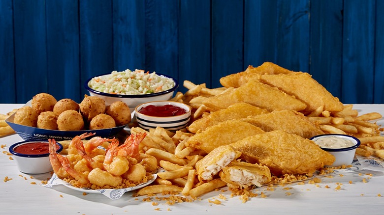 seafood from Long John Silver's