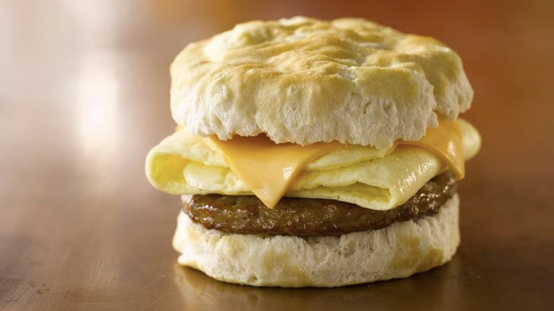 Wendy's egg biscuit