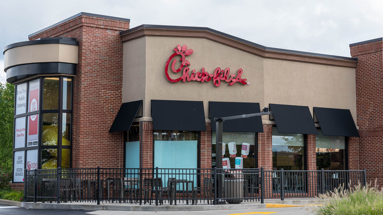 Exterior of a Chik-fil-A restaurant