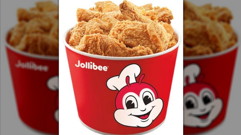 Jollibee fried chicken bucket