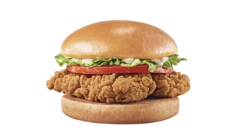 Dairy Queen chicken strip sandwich