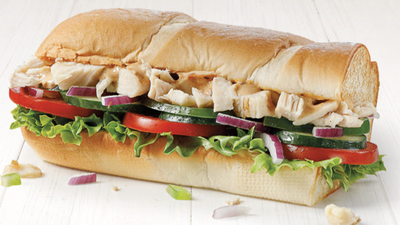 Subway Chicken Strips Sandwich