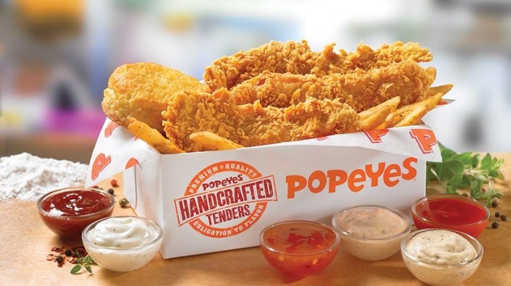 Handcrafted Tenders from Popeyes