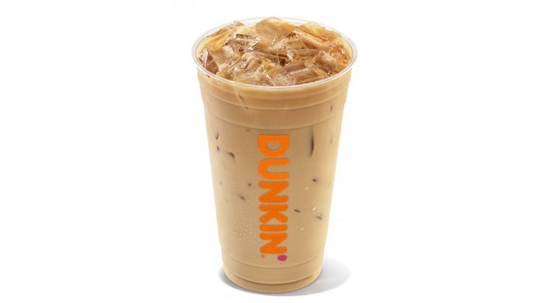 Dunkin' iced coffee