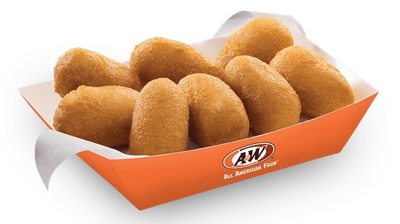 A and W corn dog nuggets