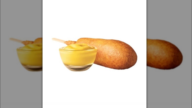 Sonic corn dog and mustard