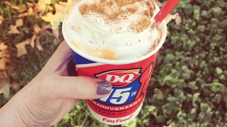 Dairy Queen fall Blizzard