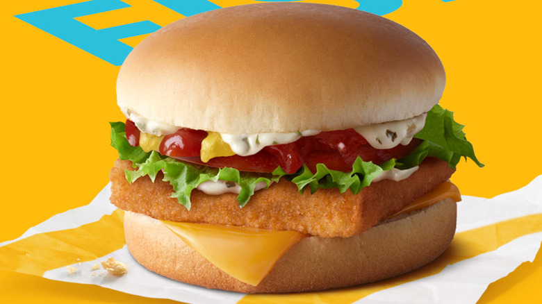 McDonald's deluxe Filet-O-Fish