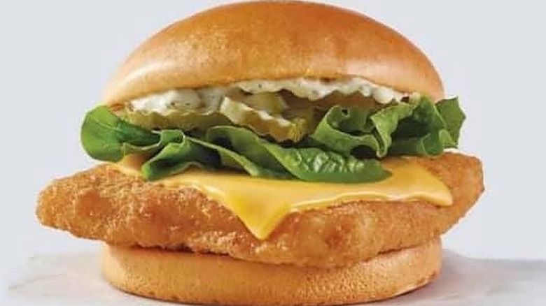 Wendy's crispy panko fish sandwich