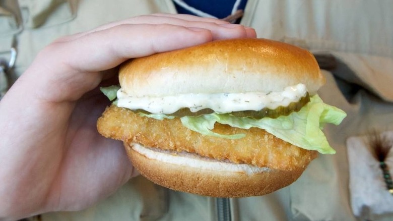 Wendy's North Pacific cod sandwich