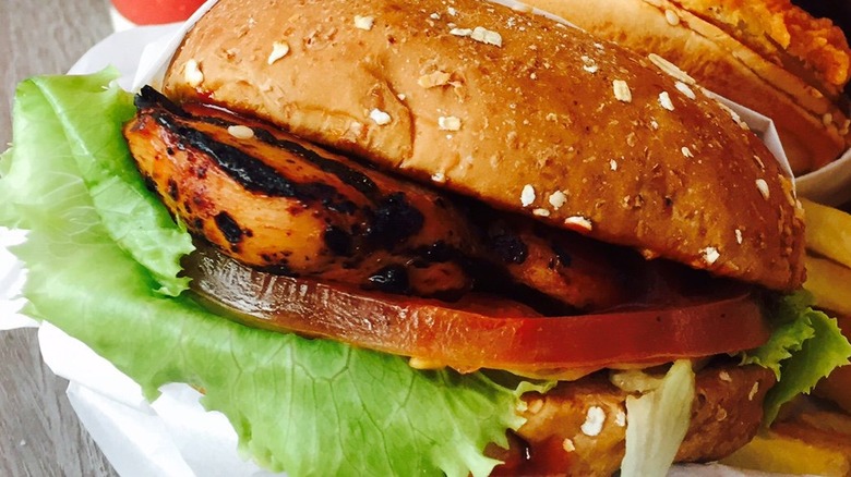 charbroiled barbecue chicken sandwich