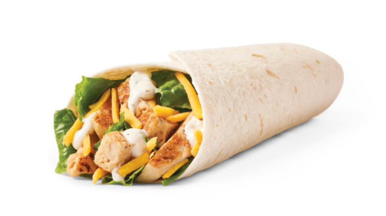 grilled chicken wrap wendy's