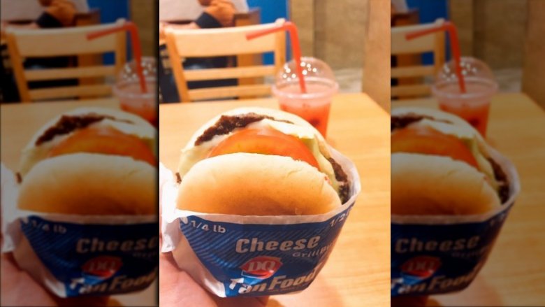 Dairy Queen burger 