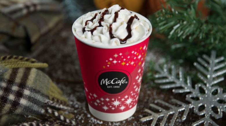 McDonalds peppermint latte