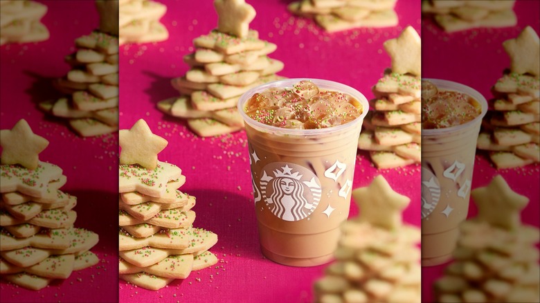 Starbucks Iced Sugar Cookie Latte